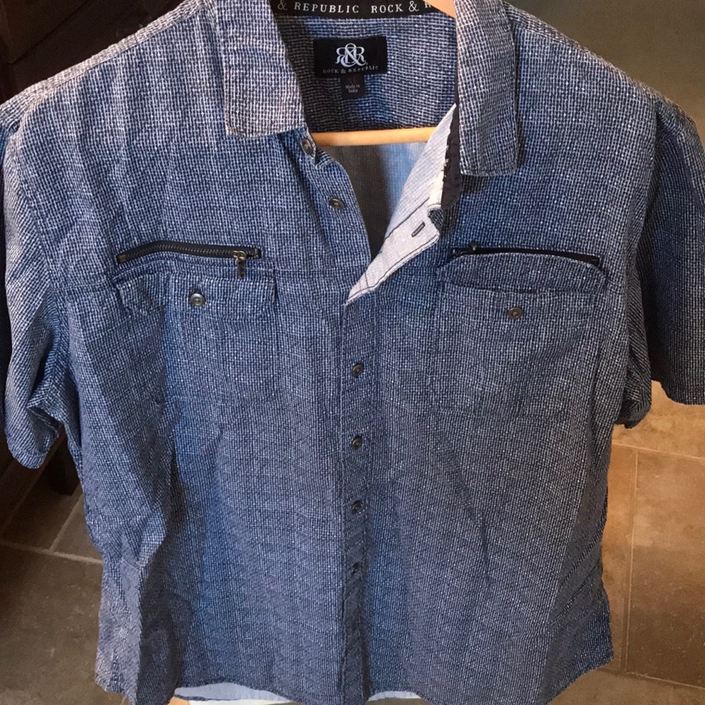 Rock & Republic short sleeve button shirt